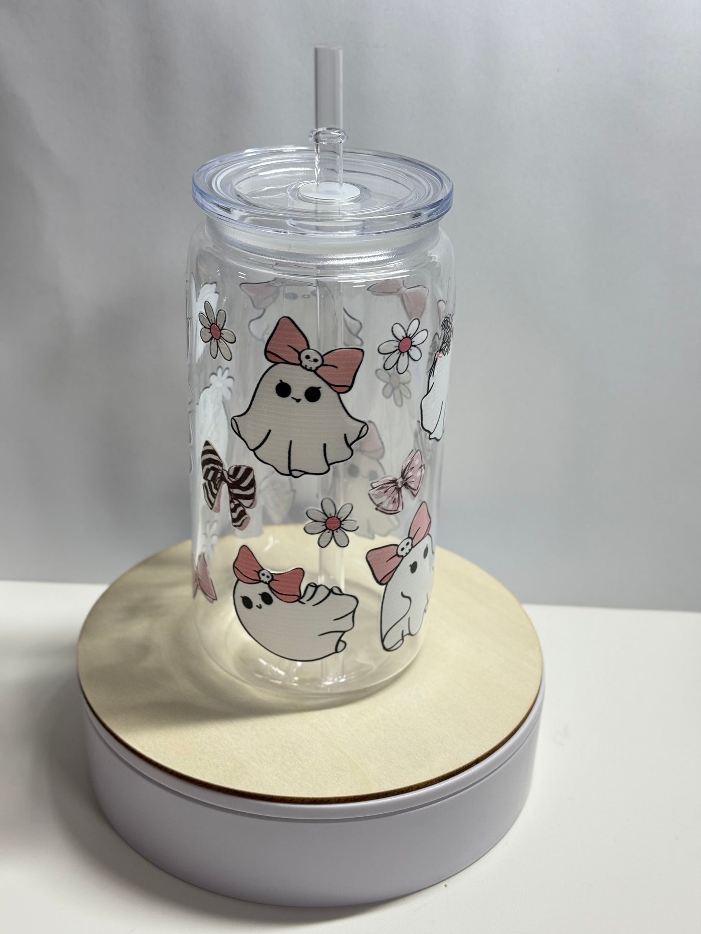 CUP HALLOWEEN GEISTER MIT SCHLEIFEN