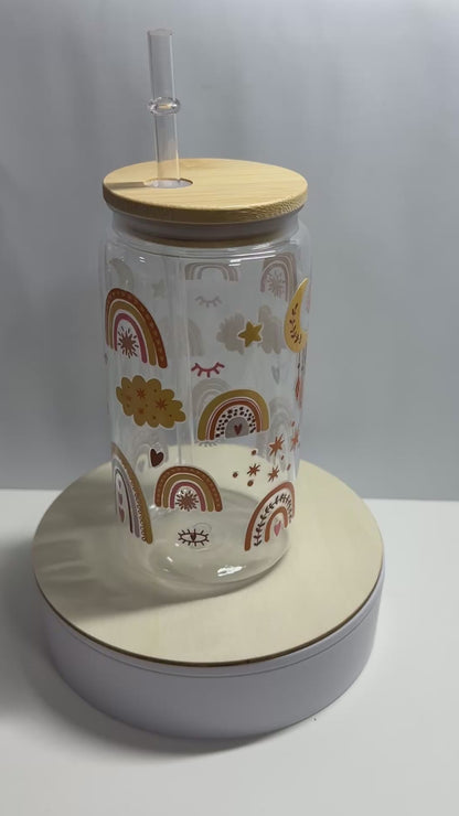 CUP REGENBOGEN UND MOND BOHO